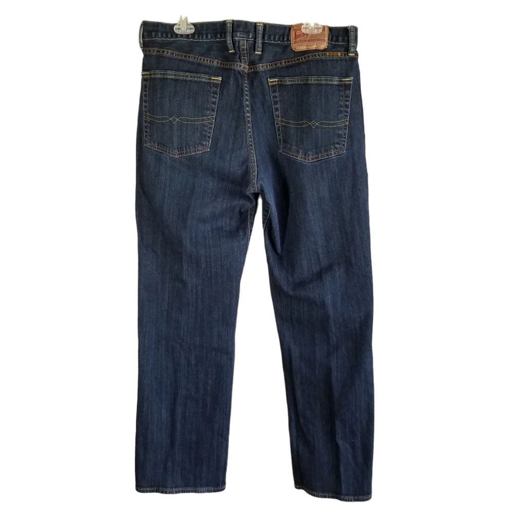 LUCKY BRAND Jeans 361 Vintage‎ Straight Dark Stretch Denim Mens 36x31